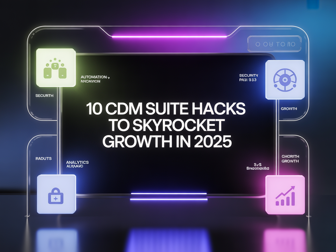 10 CDM Suite Hacks to Skyrocket Growth in 2025
