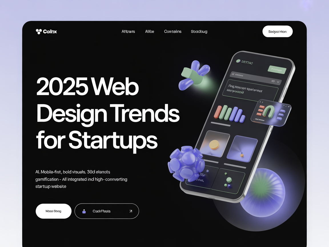2025 Web Design Trends for Startups