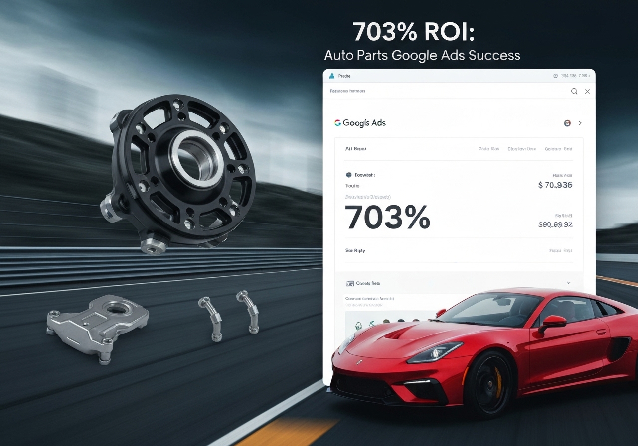 733% ROI: Auto Parts Google Ads Success