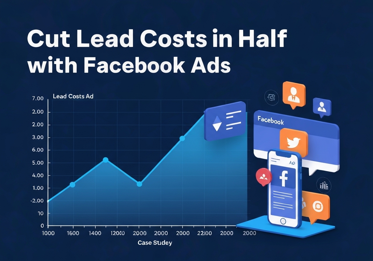 Cut Lead Costs in Half with Facebook Ads Cut Lead Costs in Half with Facebook Ads