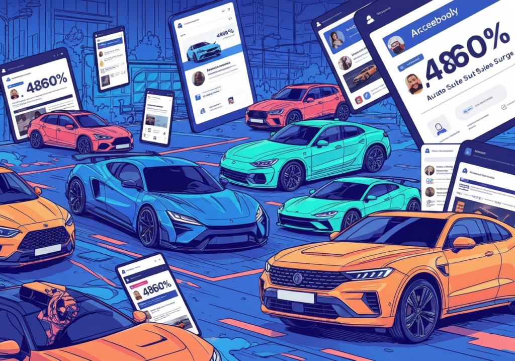 Facebook Ads Boost: 4,860% Auto Sales Surge