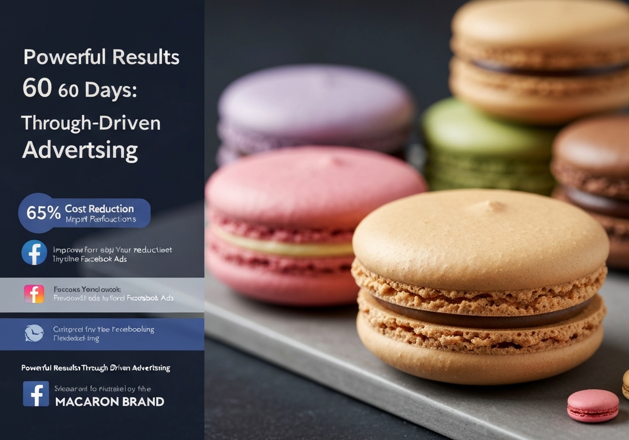 Macaron Brand Cuts FB Lead Costs 65% in 60 Days Macaron Brand Cuts FB Lead Costs 65% in 60 Days
